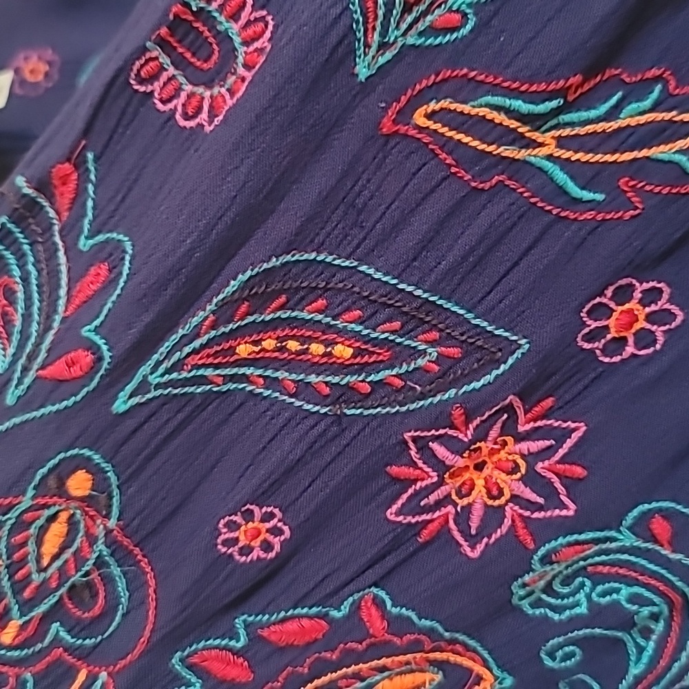 Embroidered NWOT Kimona Cover Up One Size - Picture 5 of 5